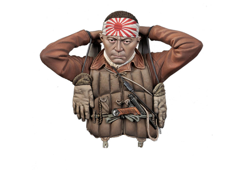 Andrea Miniatures 1/10 Kamikaze Japanese Pilot 1945 Bust S9-B31